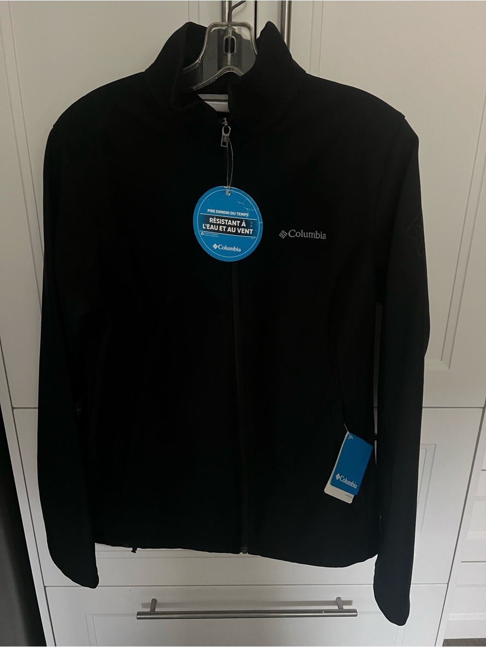 B-8-13 Columbia Black Softshell Jacket